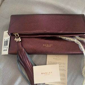 Radley London Flapover Crossbody Clutch Nwt